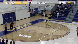 Widener Womens Basketball Highlights Vs Arcadia [upl. by Hanaj208]