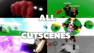 ALL CUTSCENES amp ANIMATIONS in Slap Battles [upl. by Esila44]