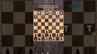 The Old Benoni Trap 🚬🚬 praggnandhaa chess chessgame arjunerigaisi [upl. by Ycrep]