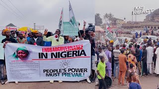 End Bad Governance In Nigeria PROTEST  Live coverage [upl. by Ayoras675]