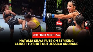 UFC Fight Night 242 results Natalia Silva beats Jessica Andrade in entertaining strikeheavy bout [upl. by Wilkey]