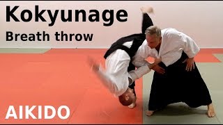 Aikido technique KOKYUNAGE against grip and strike attacks by Stefan Stenudd [upl. by Alimat]