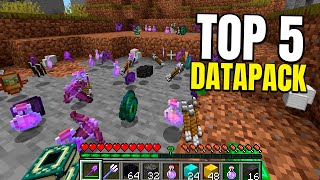 ✅ TOP 5 MEJORES DATAPACKS DE MINECRAFT 119 JAVA [upl. by Zashin]