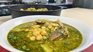 Delicioso CHAMBARETE de Res con Garbanzos en Salsa VERDE [upl. by Rj971]