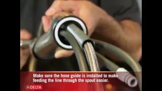 How to Install a Single Handle Kitchen Faucet  Plumbersstockcom [upl. by Erusaert]