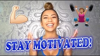 HOW TO STAY MOTIVATED TO WORKOUT  Liane V [upl. by Ttelrahc]