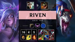 Riven Top vs Renekton Legendary  EUW Master Patch 1422 [upl. by Ybor]