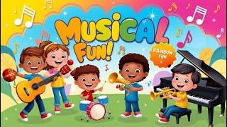 Musical Instruments song  the instruments song  kids songs [upl. by Kirwin]