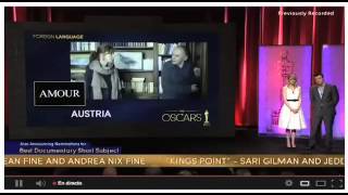 Nominaciones a los Oscar 2013 subtitulado español [upl. by Lewin]