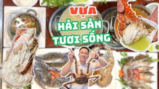 Vựa hải sản tươi sống mà tụi em muốn ăn Tất niên nè Sếp kính yêu ạ [upl. by Nerua]