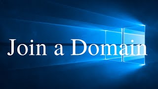 How to join a Domain [upl. by Yeltihw720]