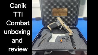 Canik TTI Combat unboxing and Tabletop review [upl. by Vardon]