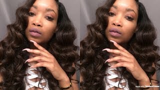 This Wig Is EVERYTHING Freetress Equal Invisible L Part Wig LETTY Review EbonyLinecom [upl. by Lindi]