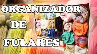 Cómo Hacer un Organizador de Fulares  Tutorial Reciclaje [upl. by Eamanna]