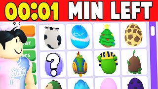 I Opened EVERY Adopt Me Egg in One Video [upl. by Rofotsirk]