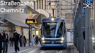 Straßenbahn Chemnitz  CityBahn Chemnitz  Tramtrain  Tram  CVAG  2024  Trams in Germany [upl. by Jacky]