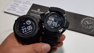 Garmin instinct 2 Solar Tactical VS Casio GShock GBDH2000 [upl. by Wilmott]