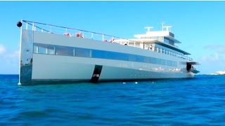 Ever Seen Steve Jobs MEGAYACHT quotVenusquot Here it is in St Maarten CARIBBEAN [upl. by Akeenahs]