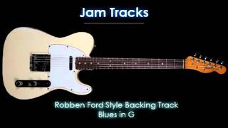 Robben Ford Style Backing Track  Talk to your daughter [upl. by Karine]