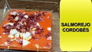 SALMOREJO CORDOBÉS Receta fácil verano Tomate Rico no Lo siguiente [upl. by Milda]