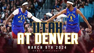 Denver Nuggets vs Utah Jazz Full Game Highlights 🎥 [upl. by Nnayrrehs]