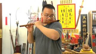 Dizi Chinese Flute Lesson  Playing Lower Notes with Beautiful Music [upl. by Tteragram]