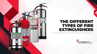 The Different Types of Fire Extinguishers [upl. by Netsrijk]