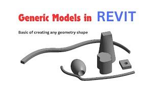 Generic model in REVIT basics of drawing any geometry shape [upl. by Leisam]