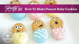 How to Make Peanut Butter Baby Cookies  Party 101 [upl. by Chloris]