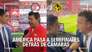 LO QUE NO VISTE del pase del AMÉRICA desde el ESTADIO  Toluca 0  2 América  Andrés Vaca [upl. by Aicxela]