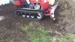 Mini Dozer Crawler pushing Dirt Caterpillar [upl. by Felipa642]