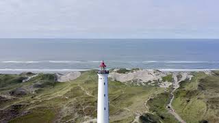 Hvide Sande Lighthouse Guiding Light Amidst Denmarks Dunes [upl. by Benedic]