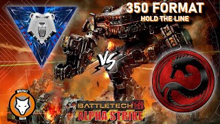 BATTLETECH Alpha Strike 350 Format  Hold the Line  FEB 15 2024 [upl. by Conlen]