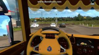 ETS2 Scania RJL R520 euro 6 V8 sound [upl. by Robby]