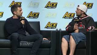 Civil War Panel Sebastian Stan Anthony Mackie and Tom Holland at ACE Comic Con Seattle [upl. by Allis1]