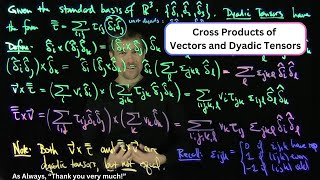 Cross Products of Vectors and Dyadic Tensors [upl. by Zigrang]