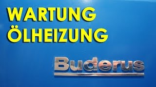 Buderus Heizung Wartung [upl. by Kinny864]