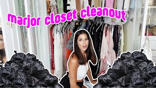 MASSIVE Closet Cleanout 2021 MAJOR results [upl. by Annauqahs263]