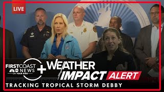 LIVE Jacksonville mayor and other city officials discuss Tropical Storm Debby [upl. by Neumann]