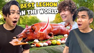 CEBU LECHON MUKBANG Napakasarap [upl. by Ihsoyim]