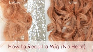 How to Recurl a Wig with No Heat [upl. by Birgitta]