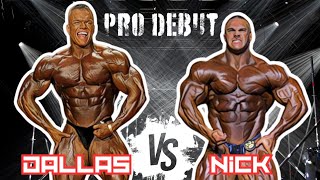 DALLAS MCCARVER PRO DEBUT VS NICK WALKER PRO DEBUT [upl. by Ariak]