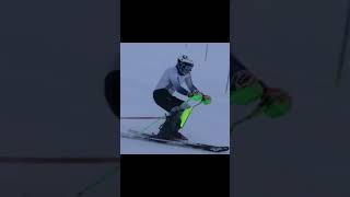 Thats how you ski Slalom in Levi edit skiing coldmoments [upl. by Imelda]