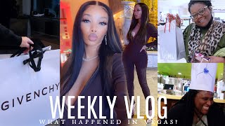 VEGAS VLOG  Vegas Trip  Luxury Haul  Reuniting with Family  Peyton Charles [upl. by Bysshe]