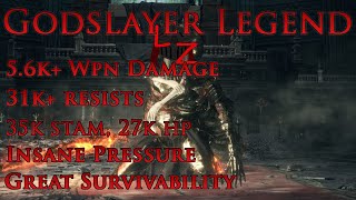 ESO Stamplar PvP Build GODSLAYER Legend Great PressureHealingSurvivability Wrathstone [upl. by Acalia]