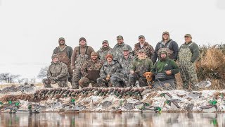 EPIC Oklahoma Duck Hunt over Small Pond 13 Limits [upl. by Ieso]