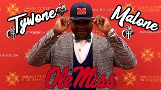 Tywone Malone Signs with Ole Miss  Full Breakdown on National Signing Day 2021 [upl. by Quirk]