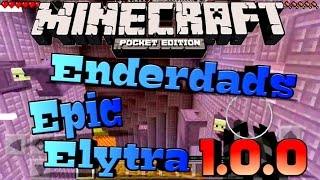 Minecraft PE 100 Enderdads Epic Elytra Map w download [upl. by Waldo]