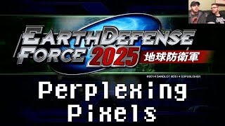 Perplexing Pixels Earth Defense Force 2025 Xbox 360 reviewcommentary Ep54 [upl. by Atener]