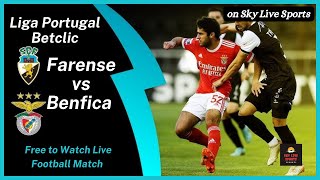 Farense vs Benfica  Liga Portugal Betclic Round 10  LIVE STREAM With Sky Live Sports football [upl. by Sybila929]